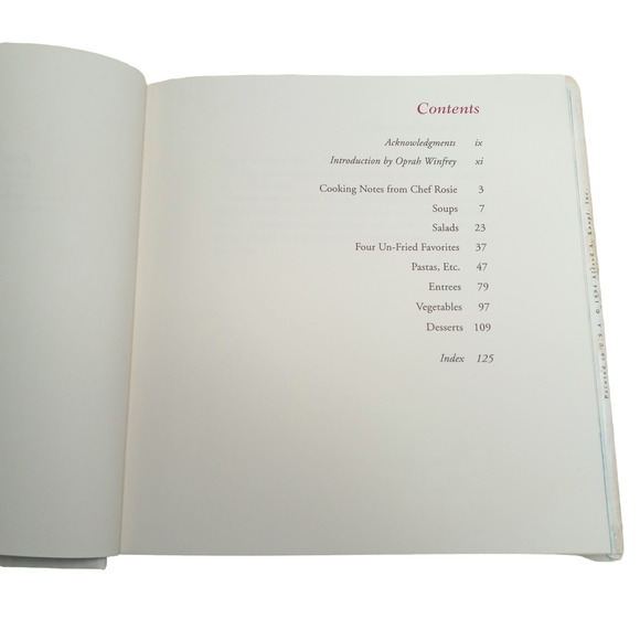 In the Kitchen with Rosie Oprah’s Favorite Recipes Cookbook 1994 Low Fat Vintage - Picture 4 of 11